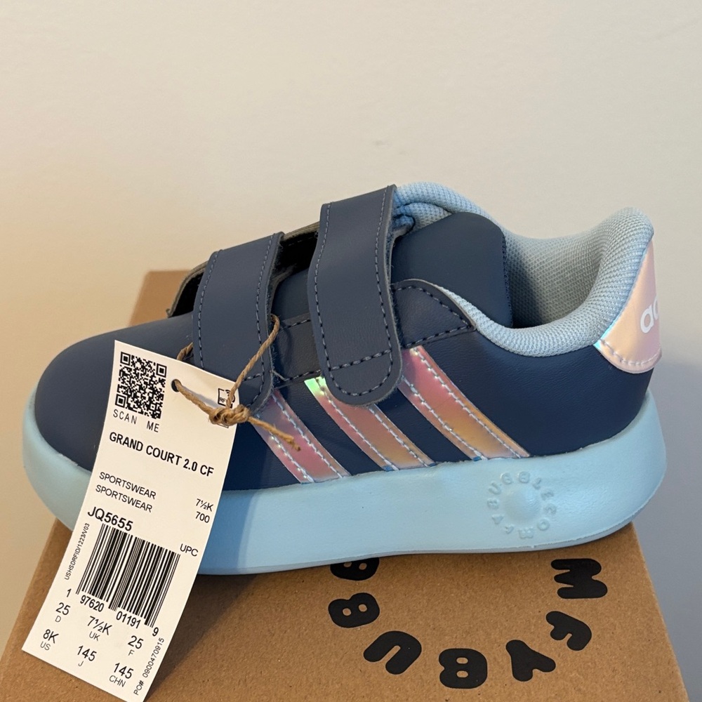 Adidas Kids Grand Court 2.0 CF I Sneakers - Navy and ever decent